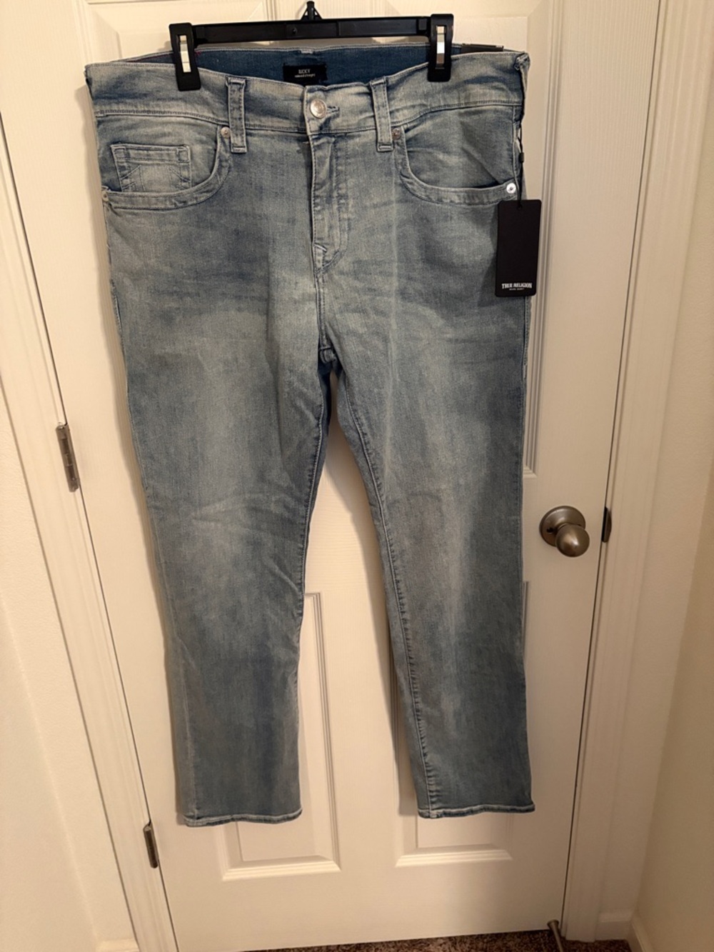 True Religion Ricky Light Wash Relaxed Fit Men’s Jeans